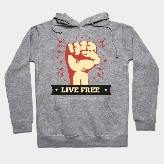 live free or die Hoodie by mkstore2020